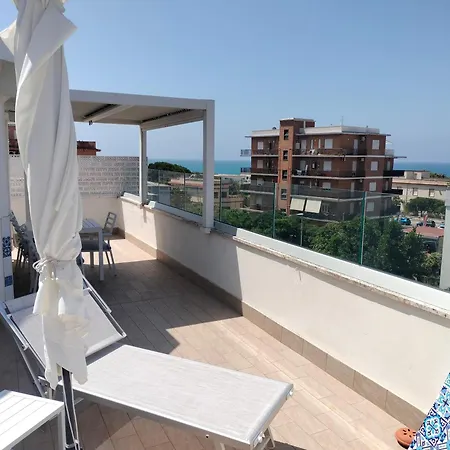公寓 Attichetto Vista Mare Terrazzatissimo Asterspace 安齐奥